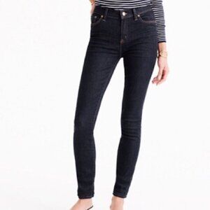 J. Crew Toothpick Dark Wash Ankle Jeans Size 25